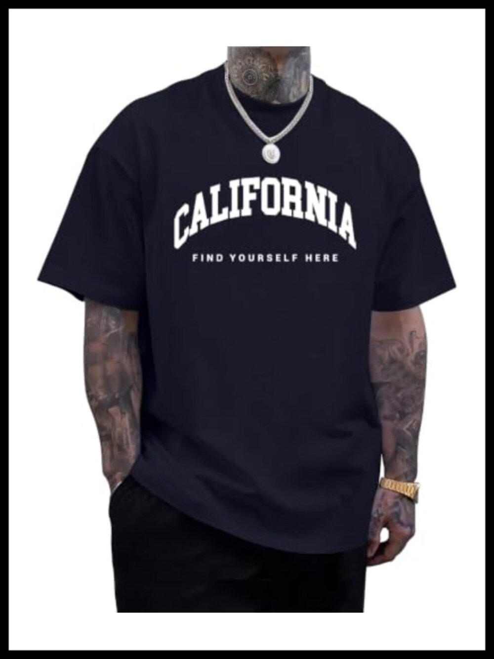 Men's Graphic T-Shirt Summer Round Neck Casual Vintage Tee